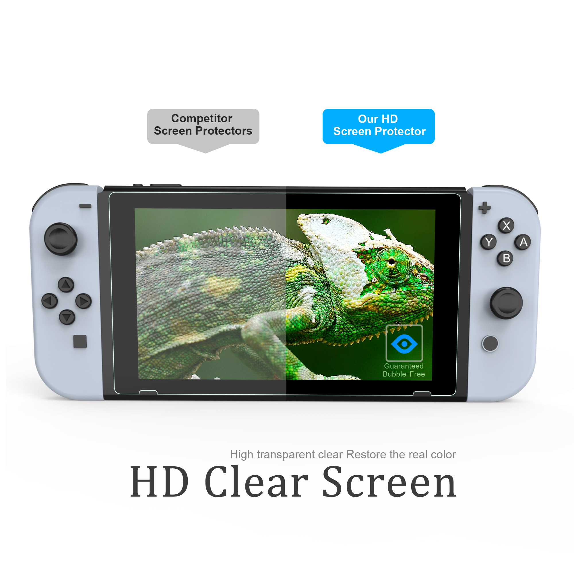 GameWill Nintendo Switch Glass Screen Protector Pack
