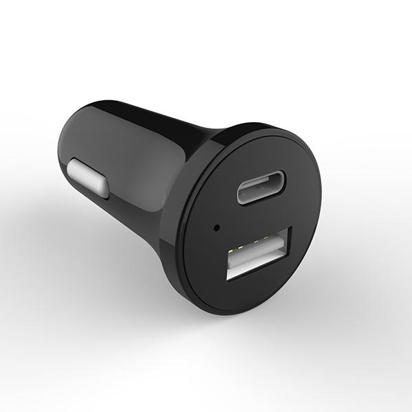 USB-C Dual Port Car Charger