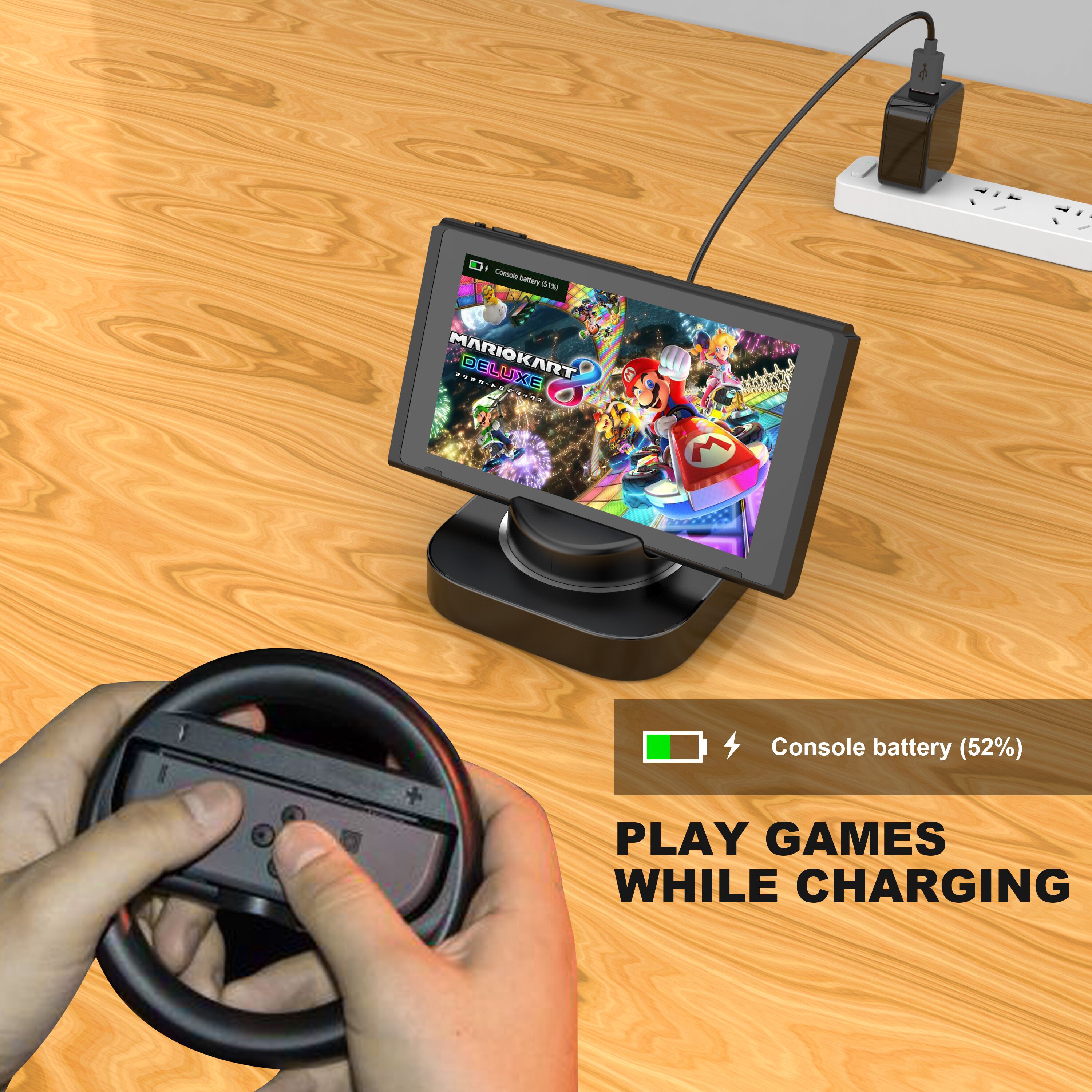 Nintendo Swtich Rotation Charging Dock