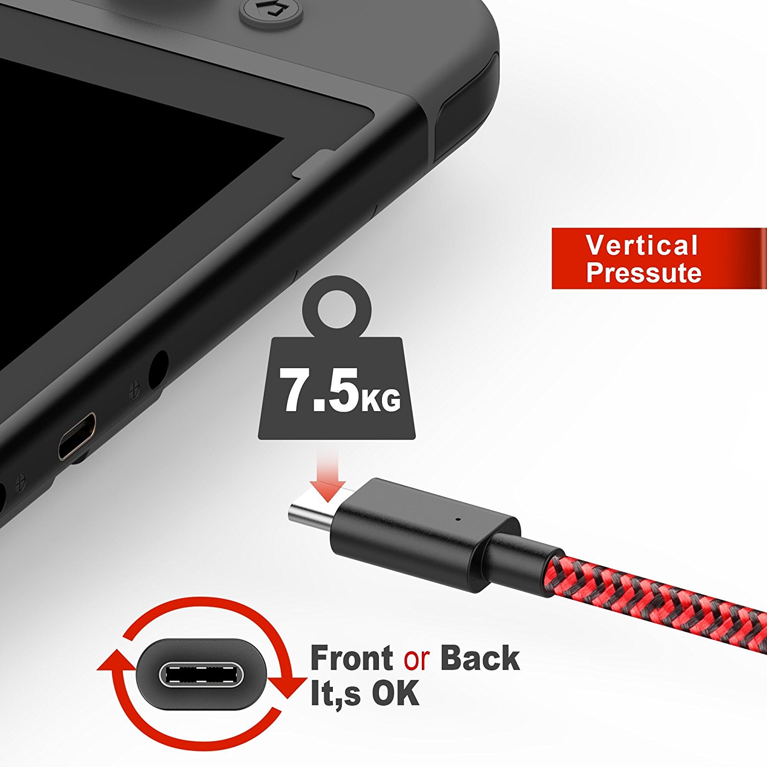Nintendo Switch charge cable
